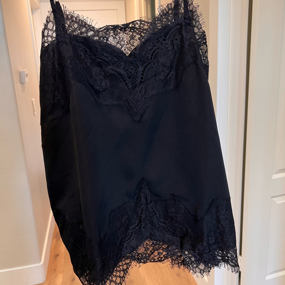 Black lace top